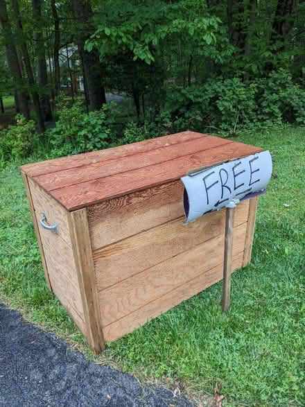 Photo of free Wooden chest (Ellicott city, md) #1