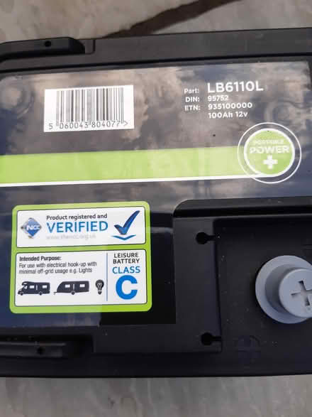 Photo of free Leisure battery (LS4 Leeds) #1