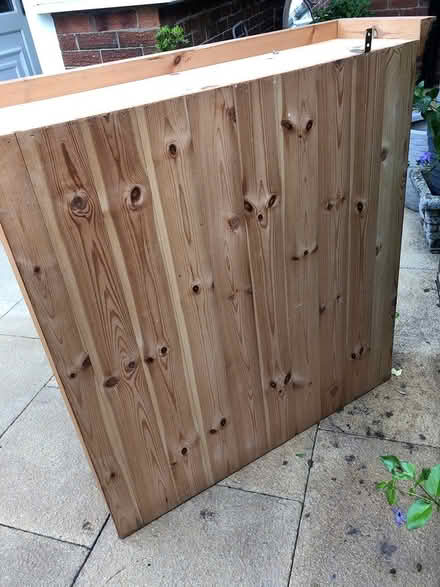 Photo of free Pine Welsh dresser top with shelves (S60 Whiston Rotherham)