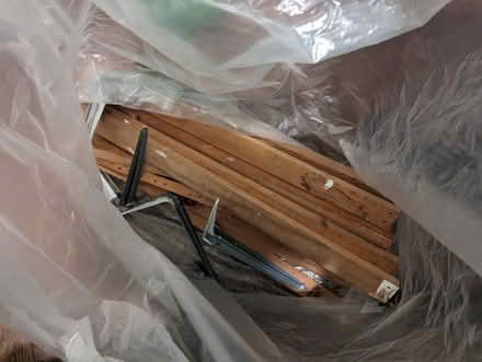 Photo of free Wood and shelf brackets (Greenwich SE10) #1