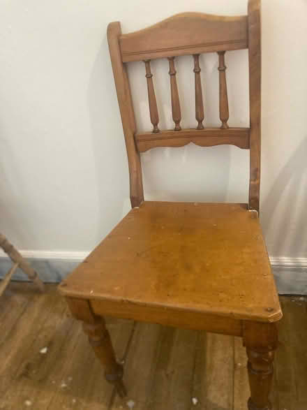 Photo of free Wooden dining chairs (EH6) #1