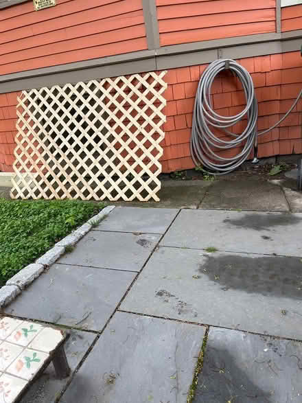 Photo of free Wood lattice (75 Jerome St W.Medford) #1
