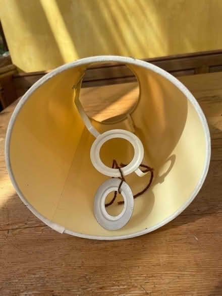 Photo of free Tall off white lampshade (Sandford-on-Thames OX4) #2