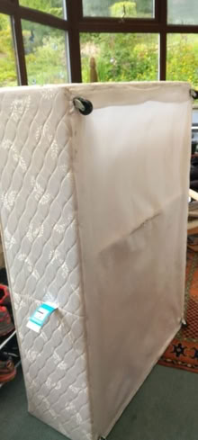 Photo of free Double divan bed with bedhead, mattress and valance (Cranham Corner GL6) #4