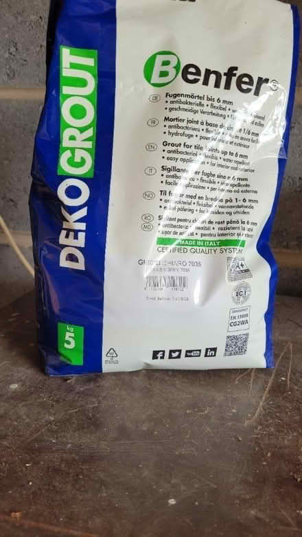 Photo of free Pigmented grout 5kg (almost) (Norton, Malton YO17.) #1