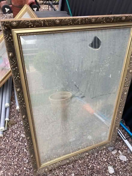 Photo of free Mirrors - 2 gold painted frames (Nantwich) #4