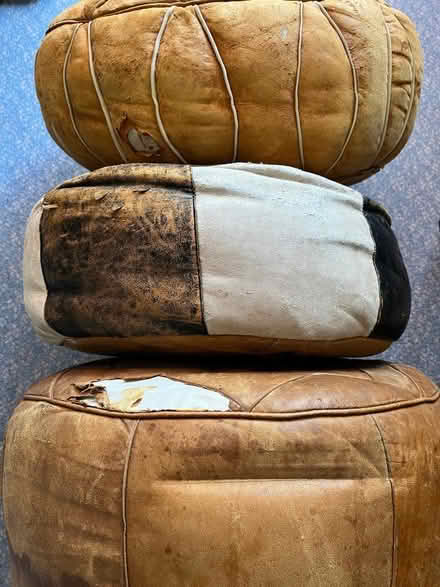 Photo of free Leather pouffes project (Kenilworth CV8) #2
