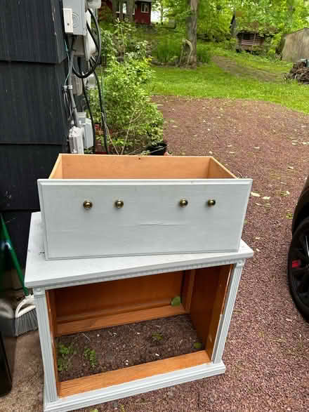 Photo of free Wood cabinet (Lambertville, NJ) #1