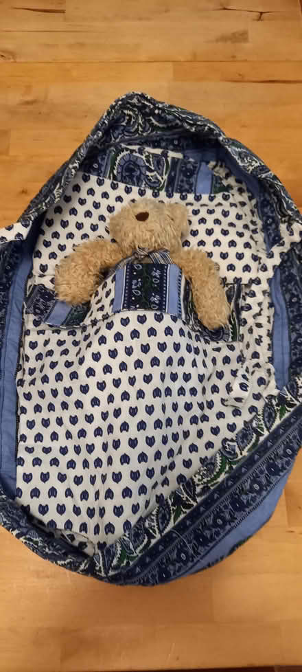 Photo of free Hand made carry bed for doll/ teddy (Tooting SW17) #1