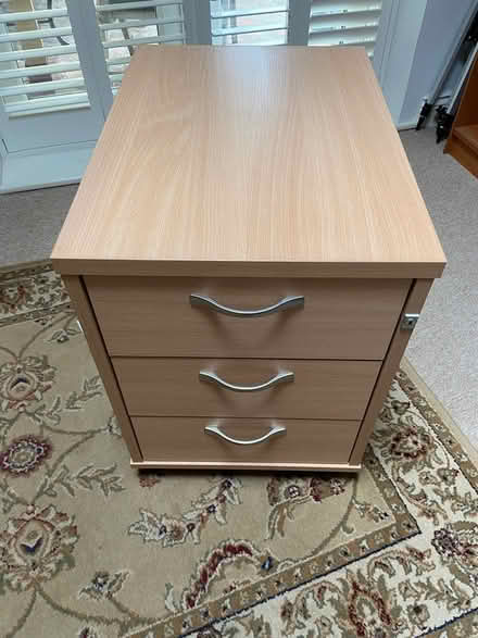 Photo of free Small lockable office cabinet (Sudbury Suffolk CO10) #1