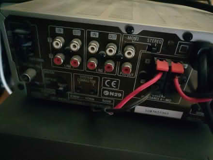 Photo of free Denon receiver (amplifier + tuner) with speakers and remote (Fiveways BN1) #2