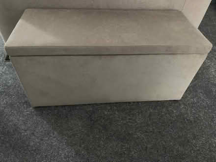 Photo of free 2 Beige Bedside Tables / Beige Ottoman Storage Bench (ME9) #4