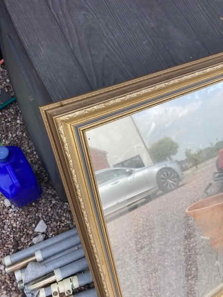 Photo of free Mirrors - 2 gold painted frames (Nantwich) #2