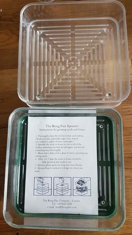 Photo of free Seed sprouter on offer (Hauxton) #2