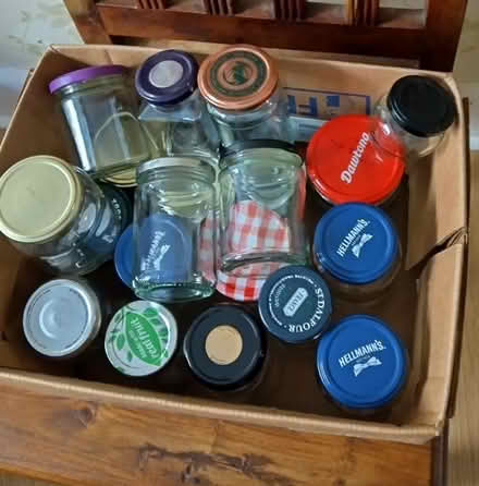 Photo of free Glass jars - labels removed (BH9) #1