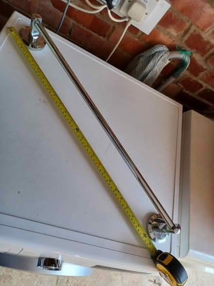 Photo of free 58/65cm chrome-plated towel (Southborough TN4) #1