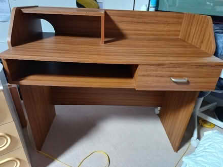 Photo of free Computer Desk, brown. (Seaforth L21) #1