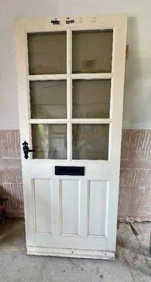 Photo of free External hardwood door (Lancaster Park NE61) #1