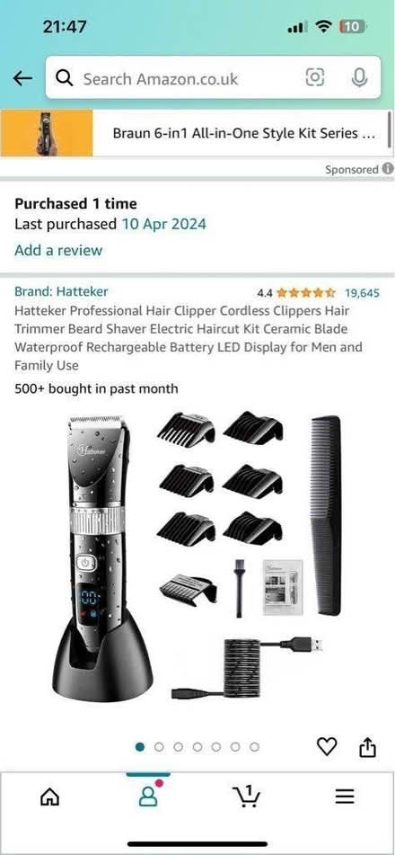 Photo of free Hatteker Professional Hair Clipper (Canning Town North E16) #2
