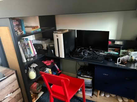 Photo of free Up high bed and red chair (Greatfield GL51) #2