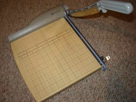 Photo of free Paper guillotine / cutter (East Ave area Livermore) #1