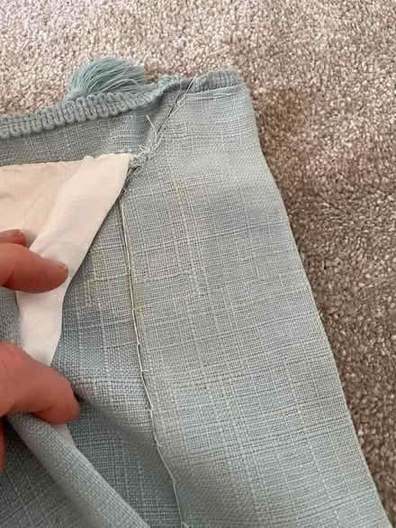 Photo of free Next eyelet tassel lined curtains blue (Alderley Edge SK9) #3