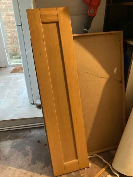 Photo of free Oak kitchen cupboard doors (Bunbury CW6) #1