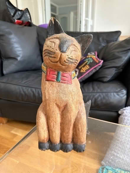 Photo of free Wooden cat 14 inches high (The Hockering GU22) #1