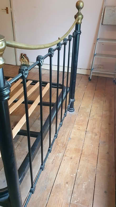 Photo of free Beautiful Metal Double Bed Frame (Camberwell Green) #4