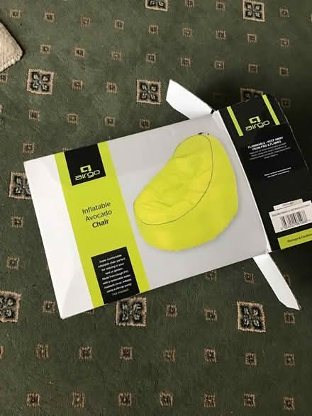 Photo of free Inflatable avocado chair (Essex Road N1) #1