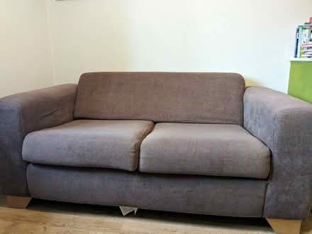 Photo of free 2 seater sofa in good condition (Coed Mawr Bangor LL57) #1