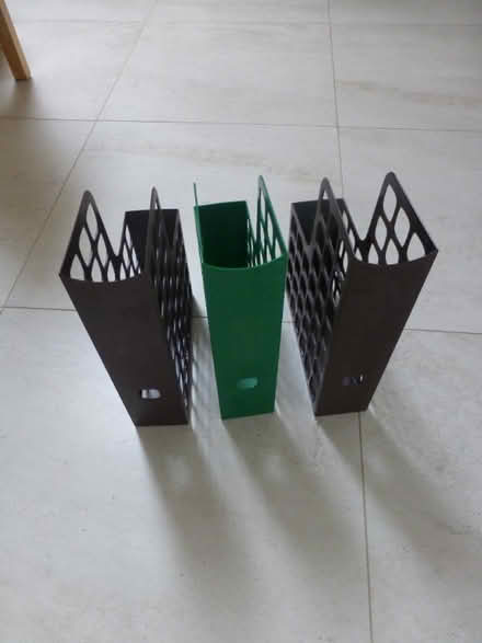 Photo of free 3 plastic A4 magazine holders (Chiswell Green AL2) #2