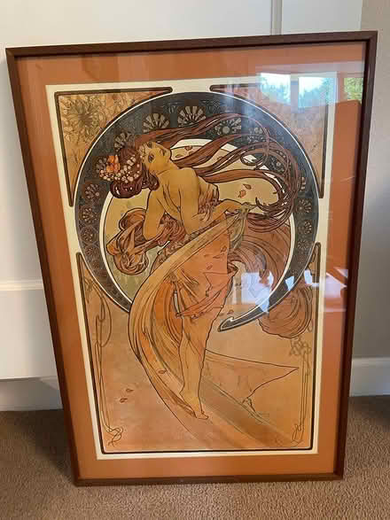 Photo of free Framed Mucha poster (El Camino and Distel Drive) #1