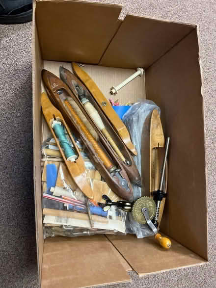 Photo of free Bobbins, Shuttles, Ball Winder (Off Oakland Mills Rd. Columbia) #1
