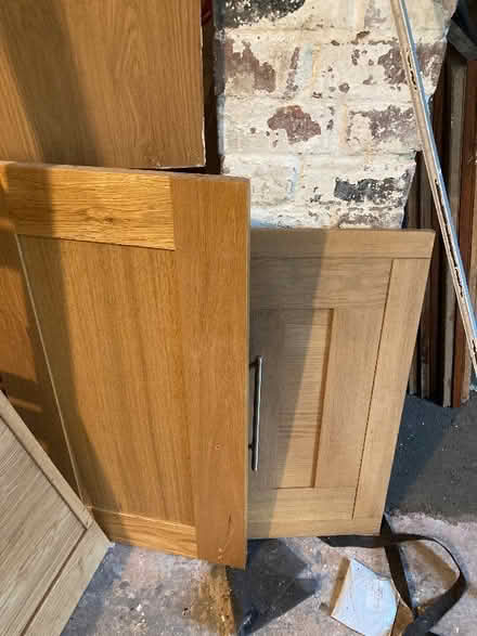 Photo of free Oak kitchen cupboard doors (Bunbury CW6) #2