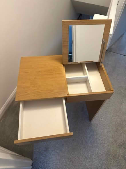 Photo of free Brown IKEA makeup table (Coulsdon) #3