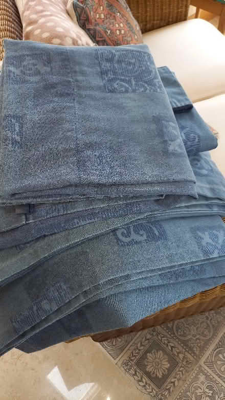 Photo of free Blue Roman blind plus fittings (Watton at Stone SG14) #1