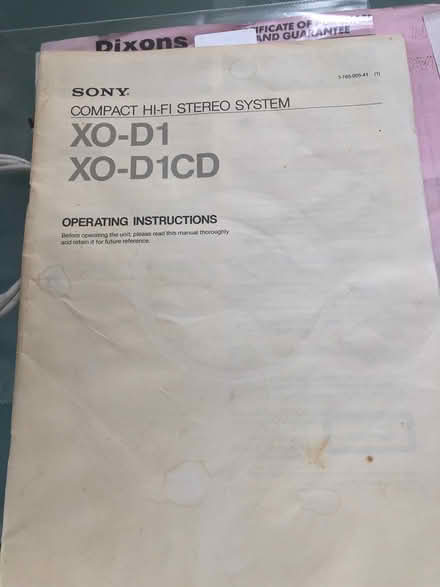 Photo of free 1988 Hi-Fi Stereo System (AL5 near Harpenden Station) #3