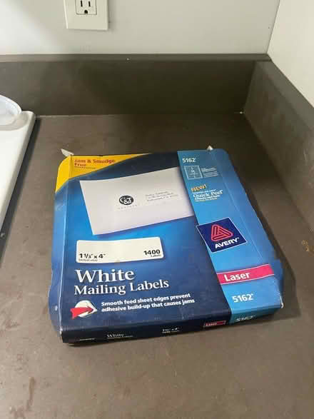 Photo of free White mailing labels (Between Chillum and Riggs Road) #1