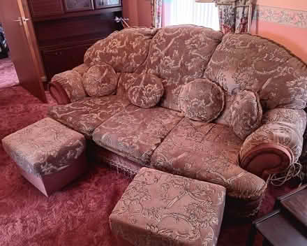 Photo of free Sofa and chairs (Chirk LL14) #2