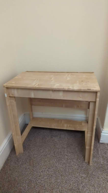 Photo of free small desk (Moss Side M14) #1