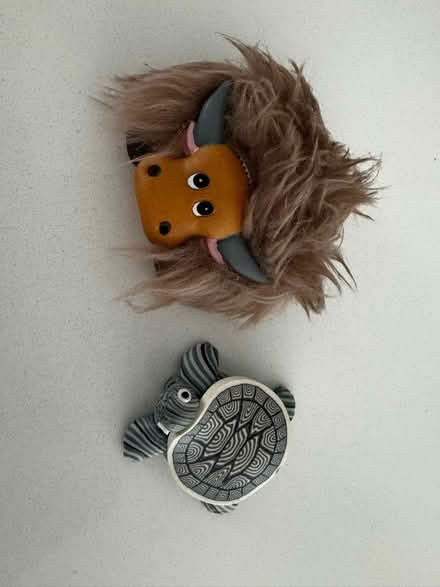 Photo of free Magnets—Scottish cow/turtle (Queen Anne) #1