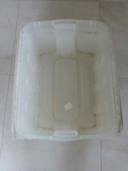 Photo of free 3 plastic storage boxes (Chiswell Green AL2) #2