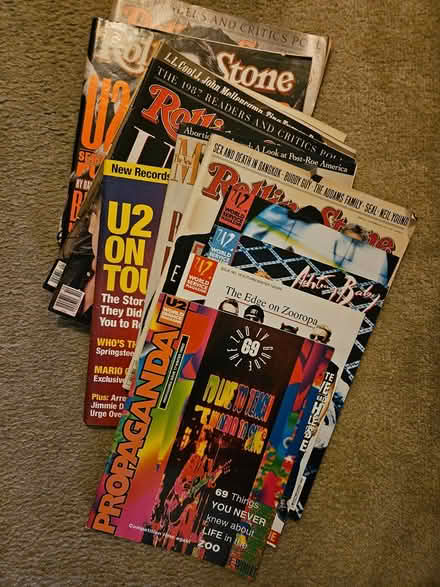 Photo of free U2 magazines from the 80s (West San Jose) #1