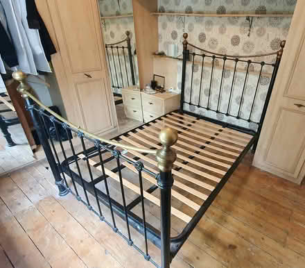 Photo of free Beautiful Metal Double Bed Frame (Camberwell Green) #1