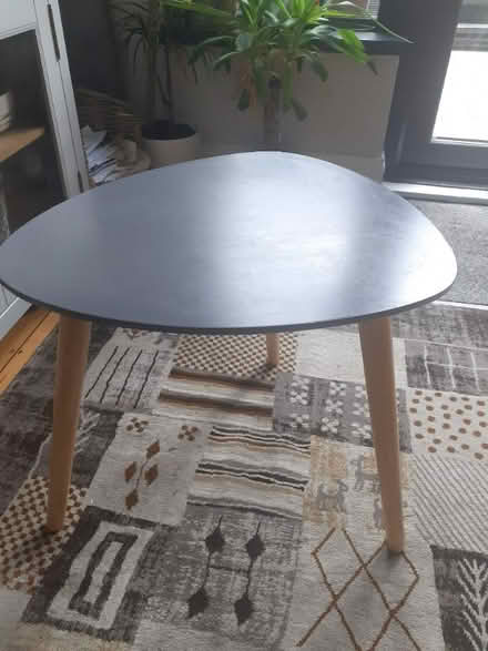 Photo of free Small side table for living room (grey top) (BT8) #1