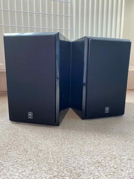 Photo of free YAMAHA bookshelf speaker (pair) (Hazel Grove SK7) #1