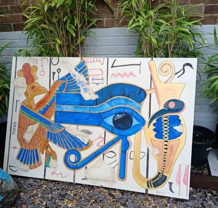 Photo of free Canvas( large) mirror and paint (Havant PO9) #2