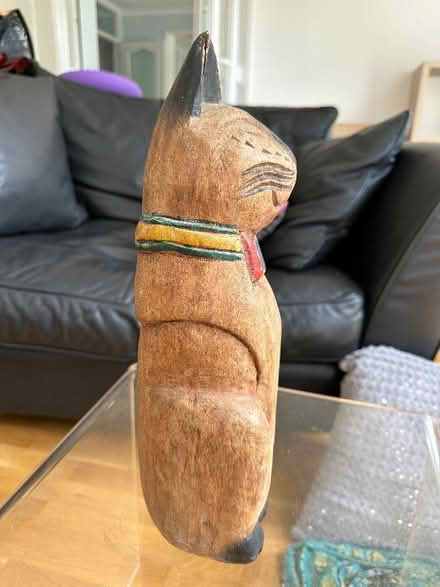 Photo of free Wooden cat 14 inches high (The Hockering GU22) #3