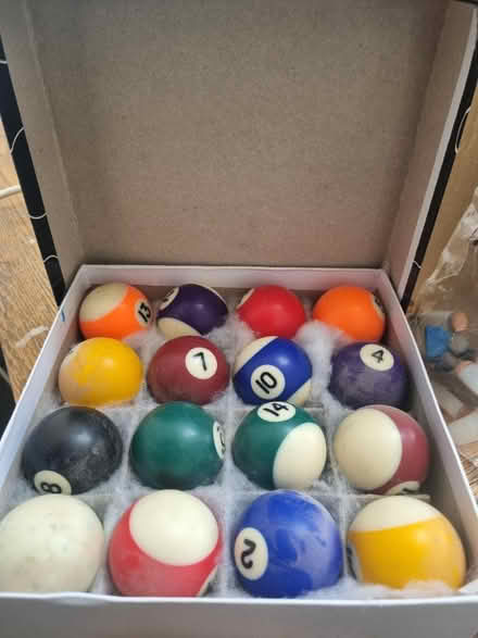 Photo of free Pool table balls (DA2) #1